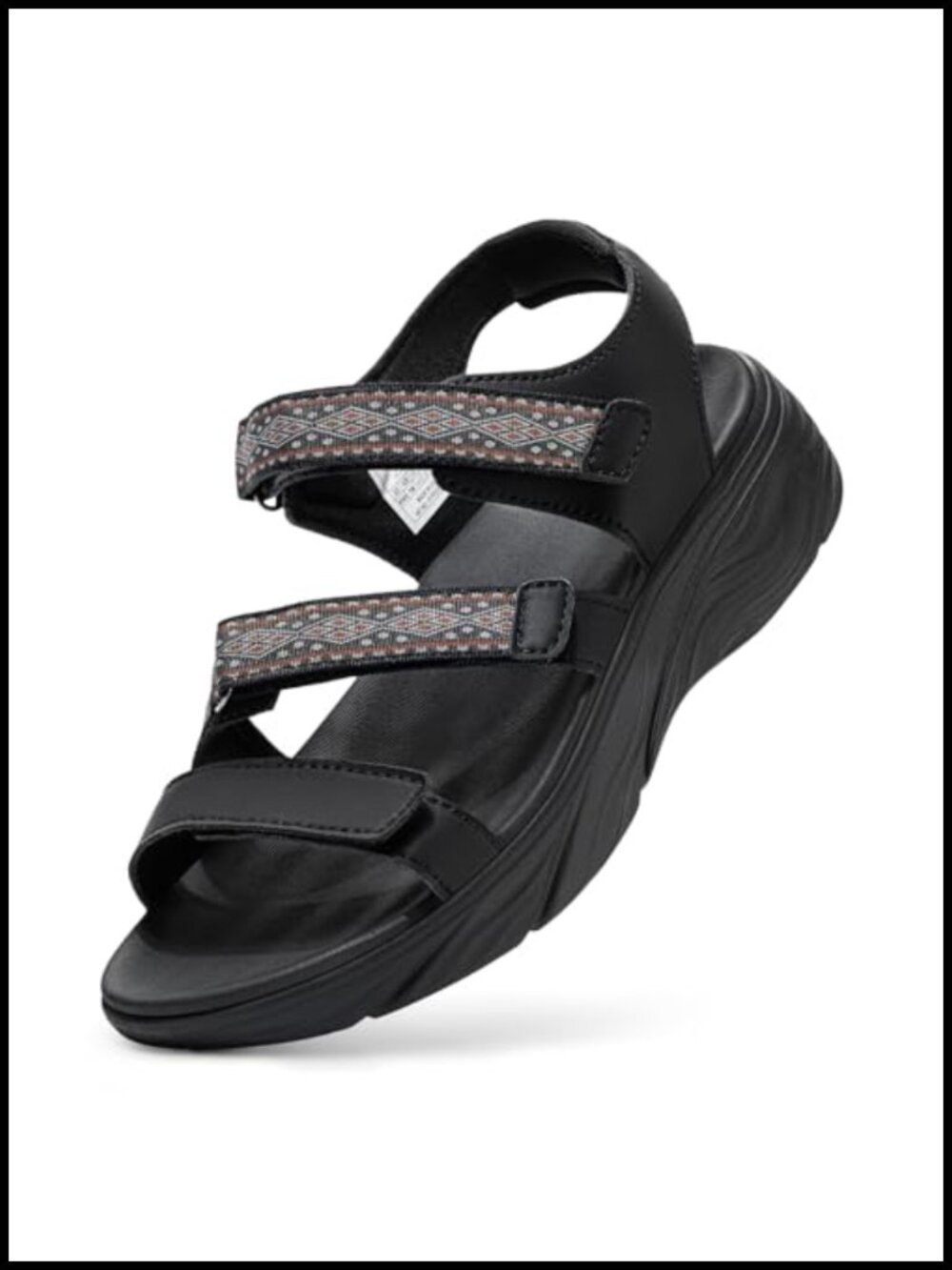 Wide Sandals for Women Arch Support Adjustable Strap Orthopedic